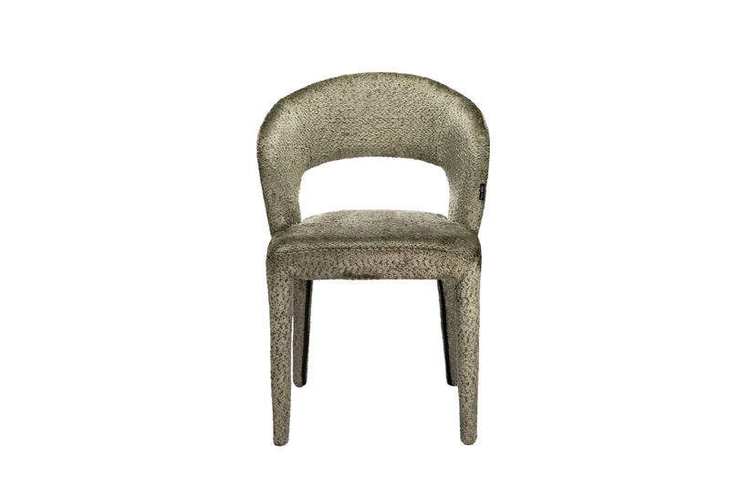 Chaise en tissu anti tache, 60x55xH81CM - TOVI