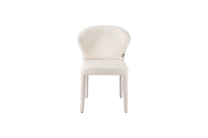 Chaise en tissu anti tache, 60,5x54,5xH81,5CM - NOAM