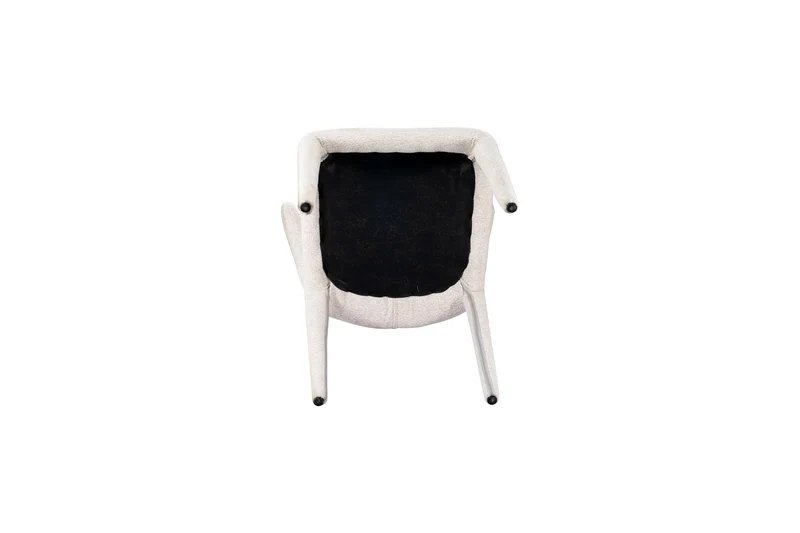Chaise en tissu anti tache, 60,5x54,5xH81,5CM - NOAM