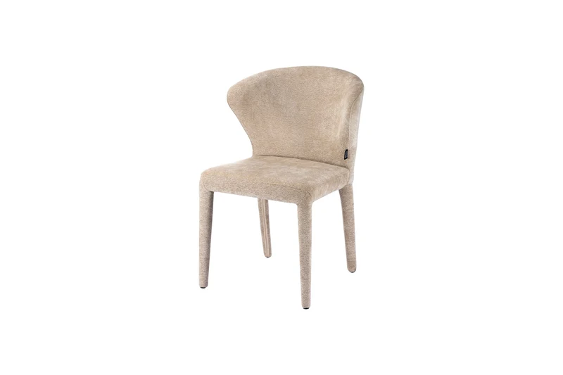 Chaise en tissu anti tache, 60,5x54,5xH81,5CM - NOAM