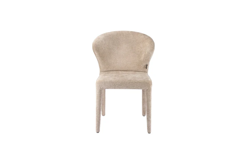 Chaise en tissu anti tache, 60,5x54,5xH81,5CM - NOAM