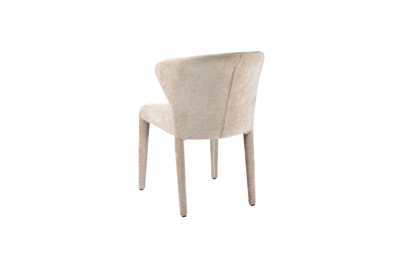 Chaise en tissu anti tache, 60,5x54,5xH81,5CM - NOAM