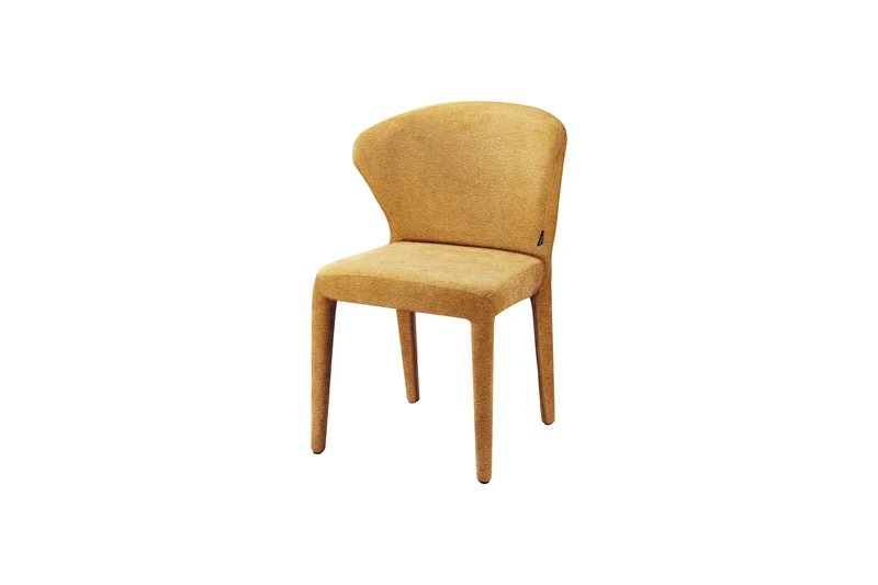 Chaise en tissu anti tache, 60,5x54,5xH81,5CM - NOAM