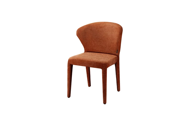 Chaise en tissu anti tache, 60,5x54,5xH81,5CM - NOAM