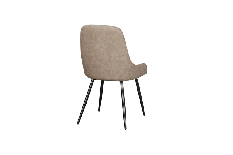 Chaise en Simili Cuir ROMY, 52x55,5xH87,5CM