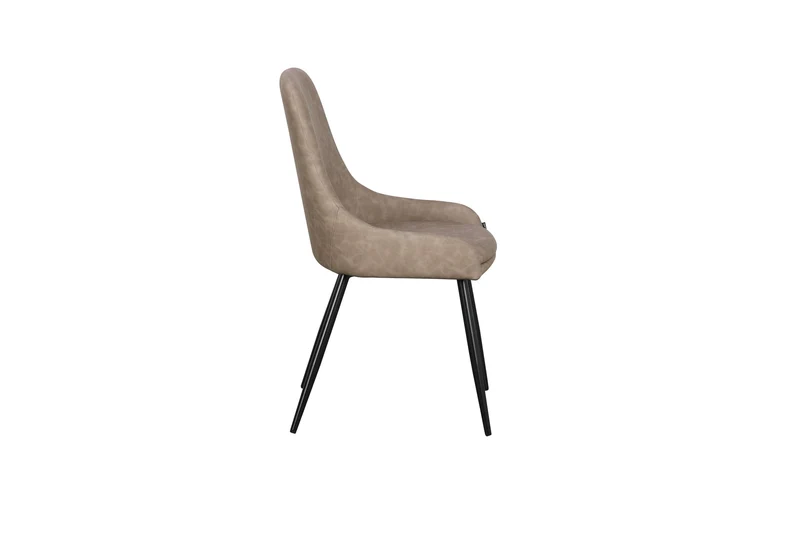 Chaise en Simili Cuir ROMY, 52x55,5xH87,5CM