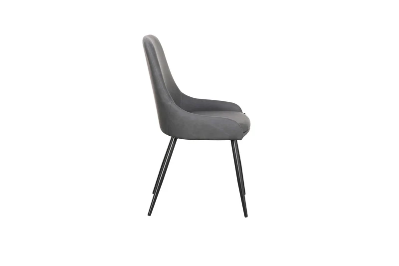 Chaise en Simili Cuir ROMY, 52x55,5xH87,5CM