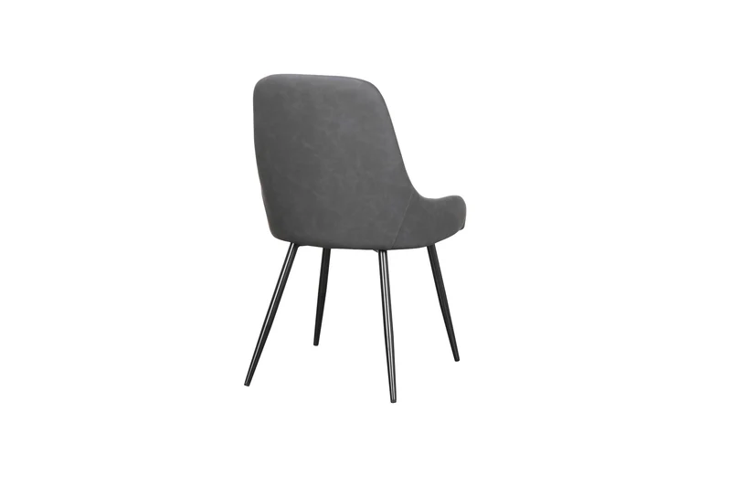 Chaise en Simili Cuir ROMY, 52x55,5xH87,5CM