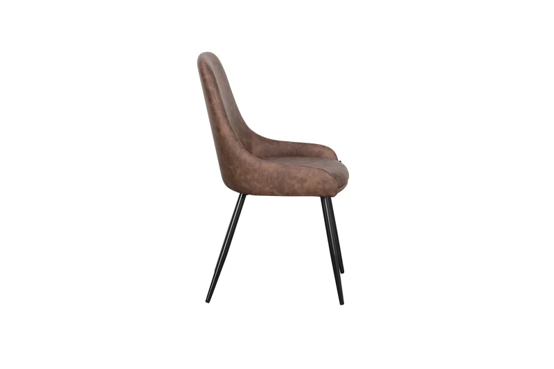 Chaise en Simili Cuir ROMY, 52x55,5xH87,5CM