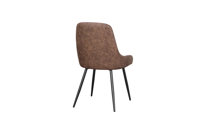 Chaise en Simili Cuir ROMY, 52x55,5xH87,5CM