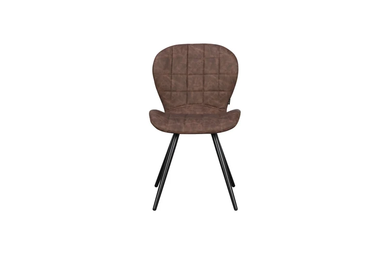 Chaise en simili cuir PETRA, 48x57,5xH80,5CM