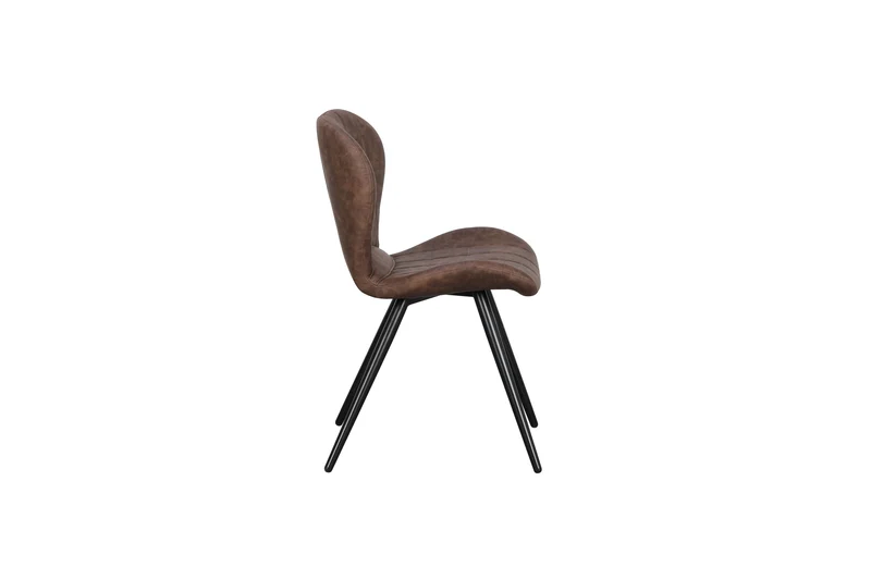 Chaise en simili cuir PETRA, 48x57,5xH80,5CM
