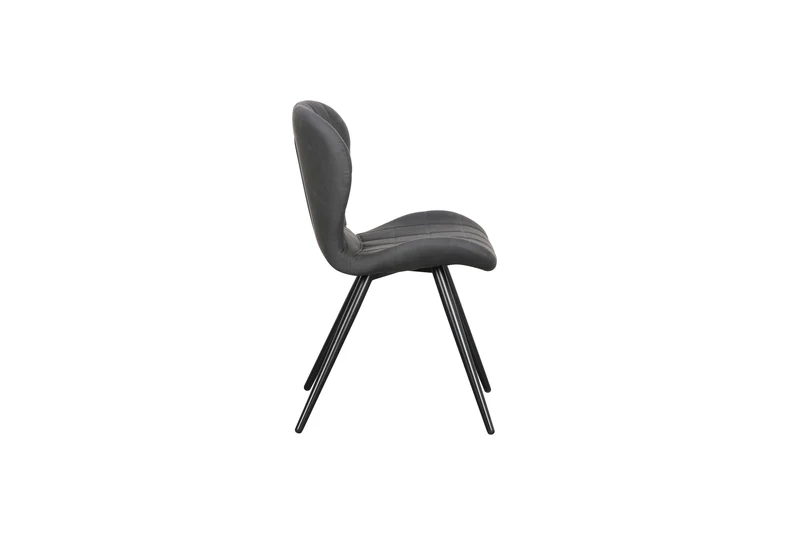 Chaise en simili cuir PETRA, 48x57,5xH80,5CM