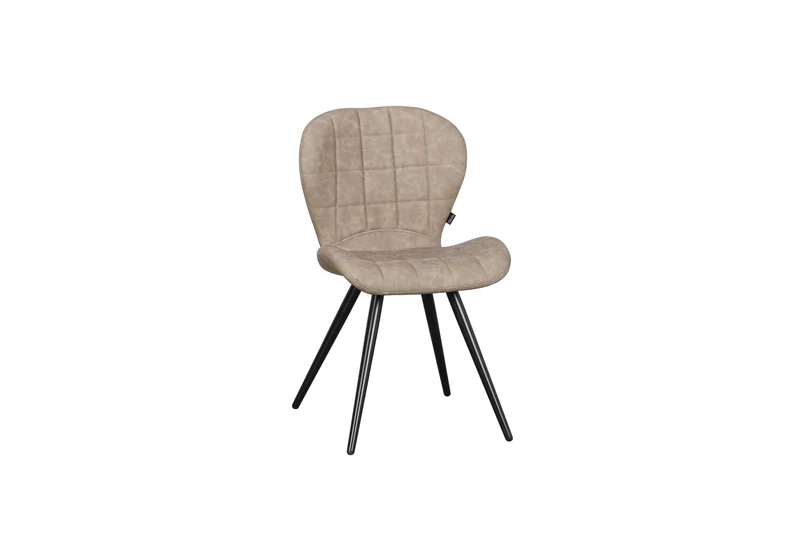 Chaise en simili cuir PETRA, 48x57,5xH80,5CM