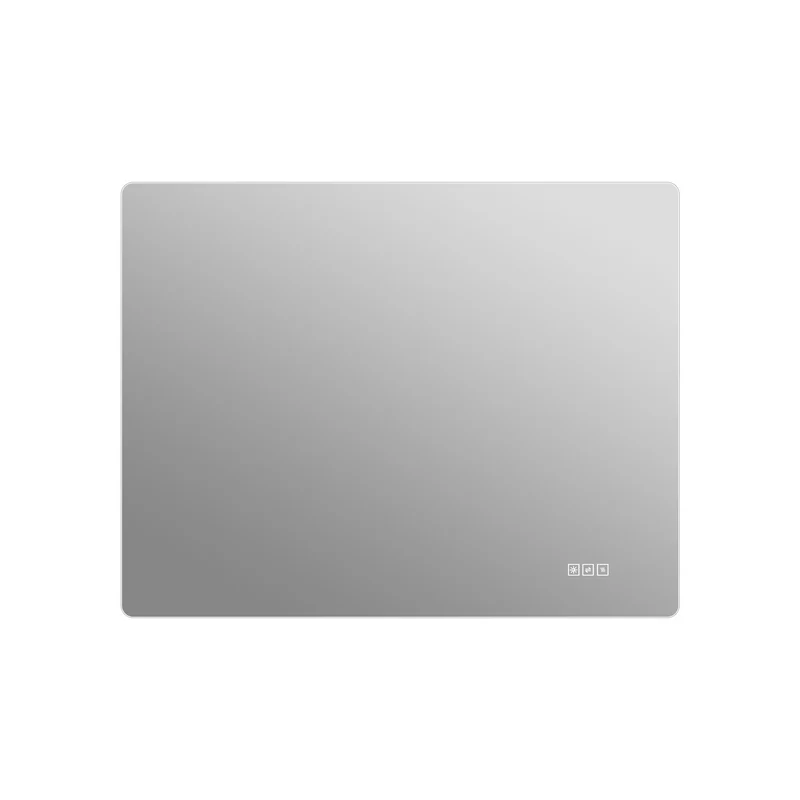 Bungarum Miroir LED 70x90cm – Miroir de Salle de Bain Sans Cadre, Rétroéclairé, Dimmable, Anti-Buée, Montage Vertical/Horizontal