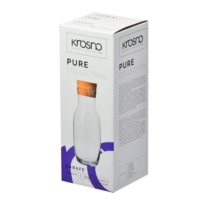 Carafe en cristal 1000ml Krosno