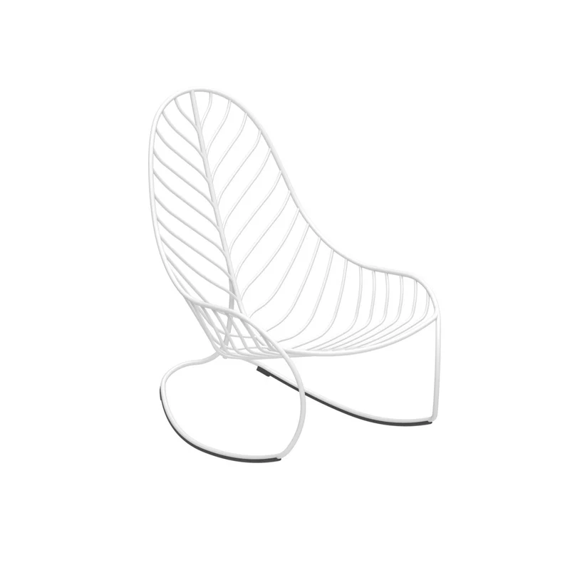 Fauteuil à bascule FOLIA blanc