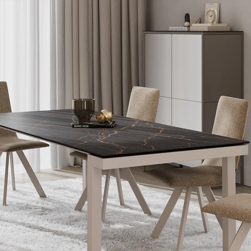 Table en céramique - Fixe ou extensible - Lucia