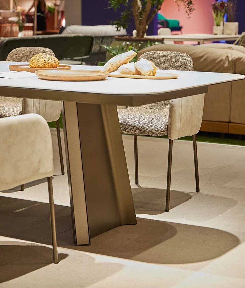 Table en céramique - fixe ou extensible - TUL