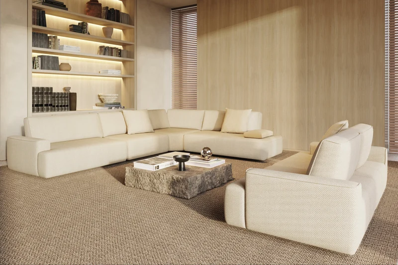 Canapé sur mesure - personnalisable - Louise