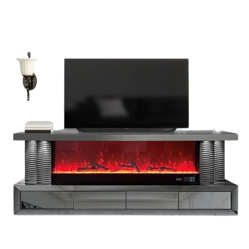 Meuble TV cheminée bluetooth