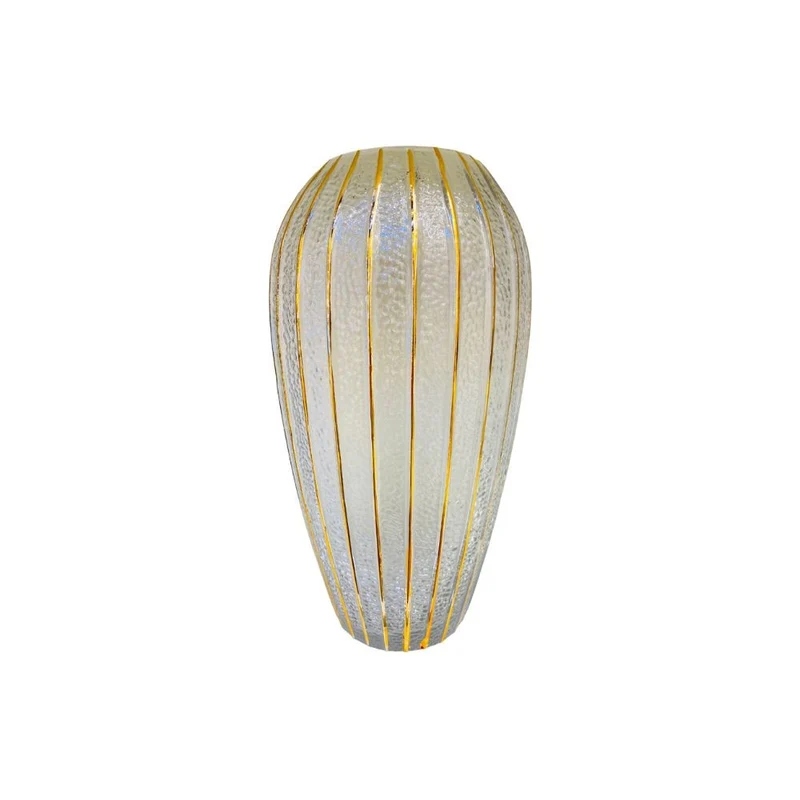 Vase en verre transparent, D12xH19 cm