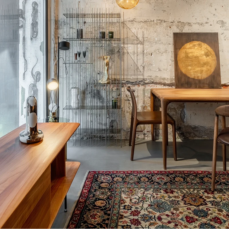 Chaise - Bois massif & cuir - Invito