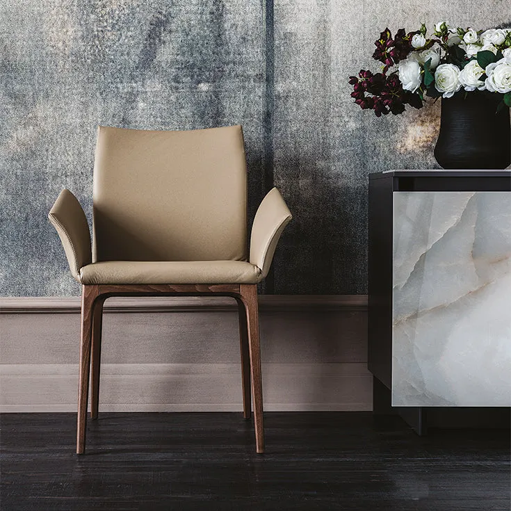 Chaise - Bois et cuir - Arcadia