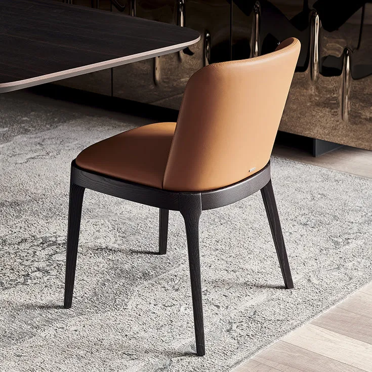 Chaise - Chêne et Cuir - Magda
