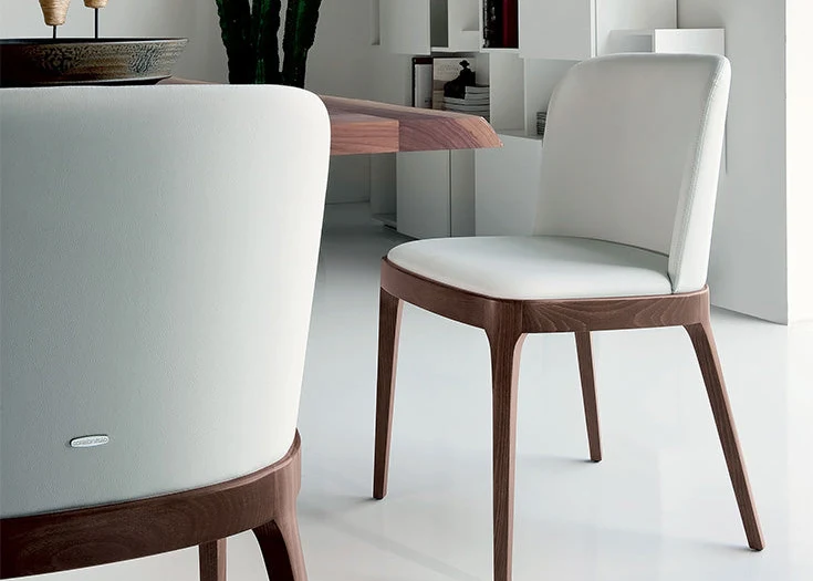 Chaise - Chêne et Cuir - Magda