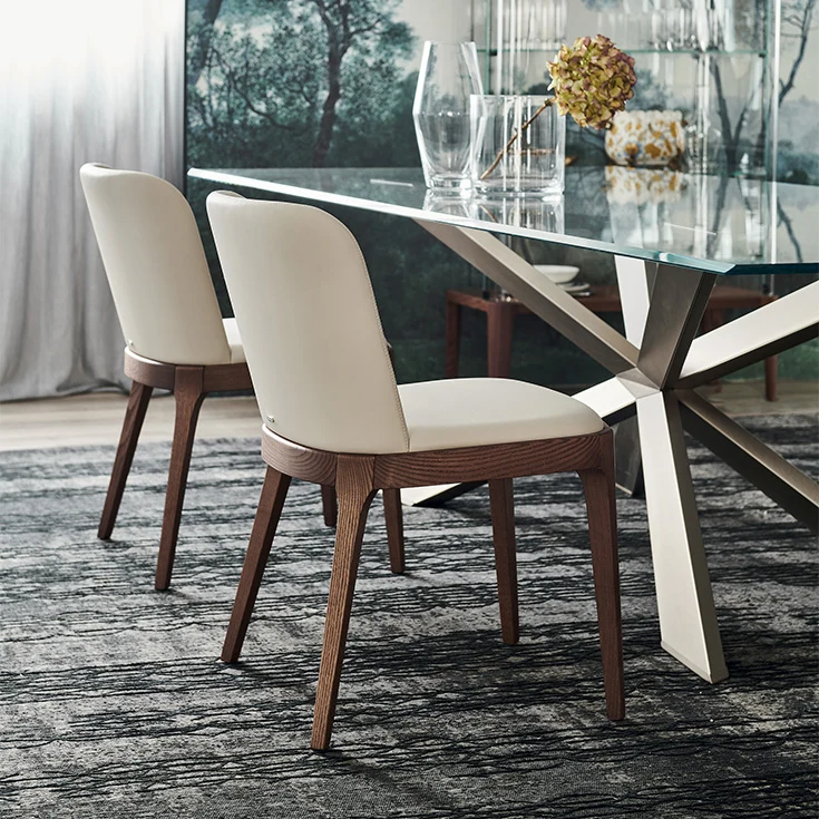 Chaise - Chêne et Cuir - Magda