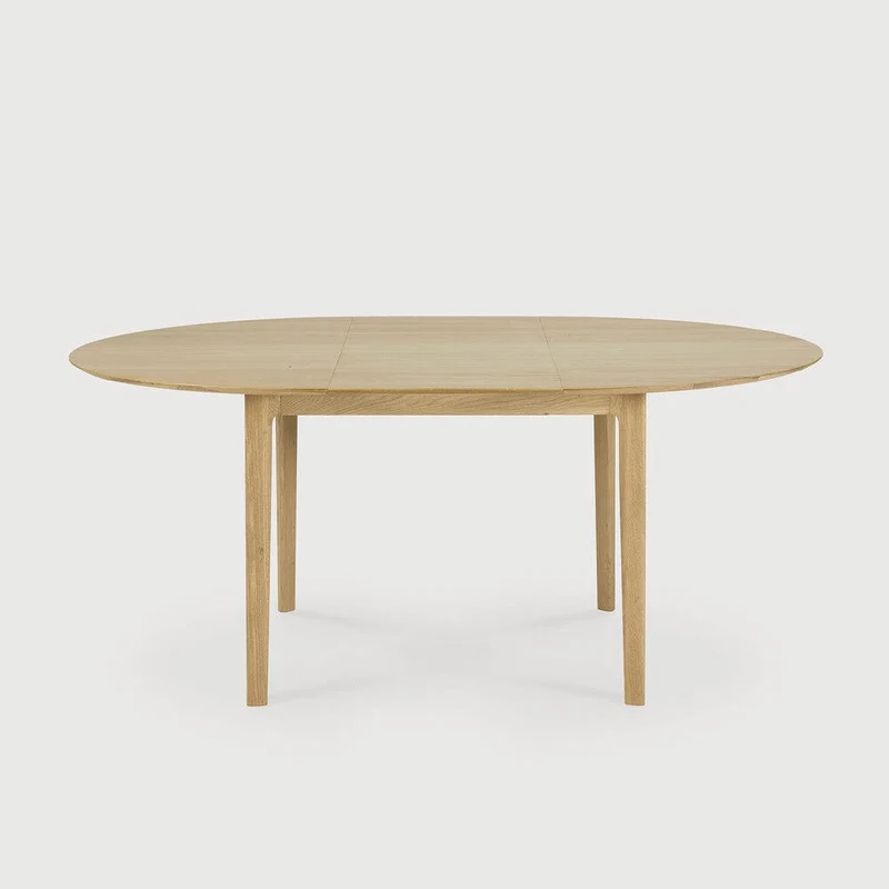 Table ronde extensible Ethnicraft - Bok chêne