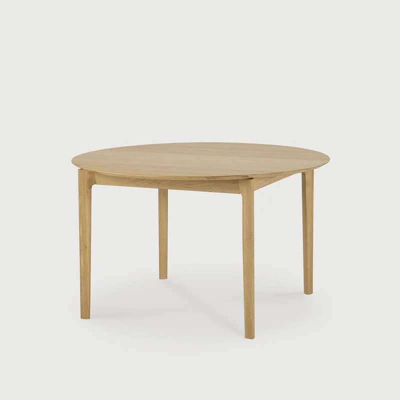 Table ronde extensible Ethnicraft - Bok chêne