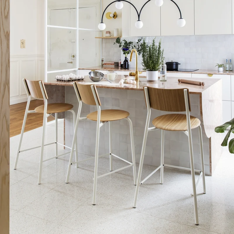 Chaise de bar SSD - bois éco-certifié - 75cm