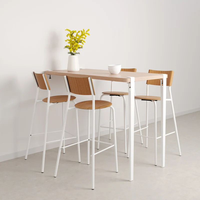Chaise de bar SSD - bois éco-certifié - 75cm