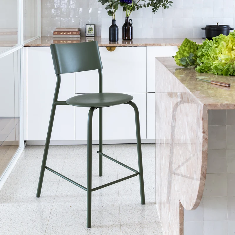 Chaise de bar SSDr - plastique recyclé - 65cm