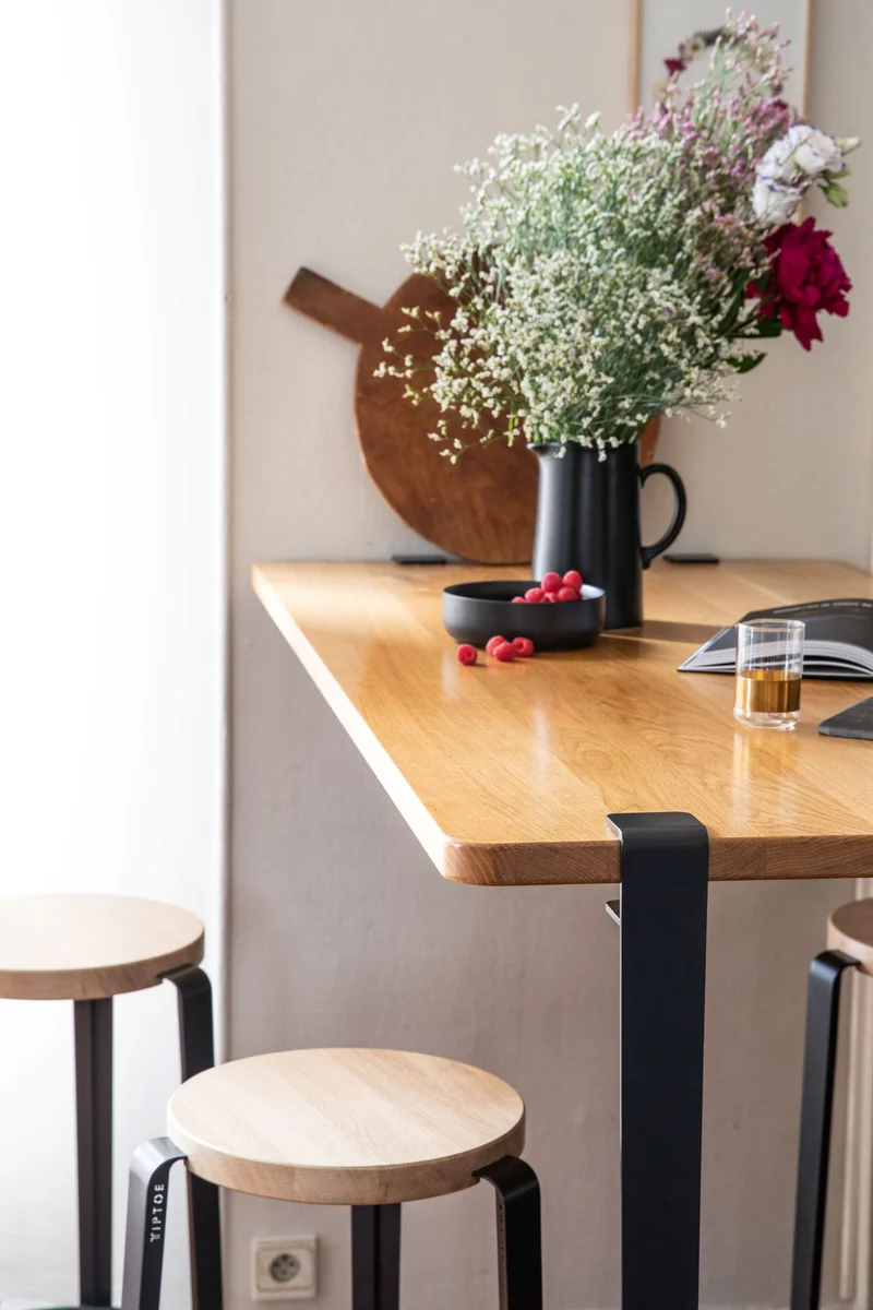 Tabouret de bar - bois éco-certifié - 76cm