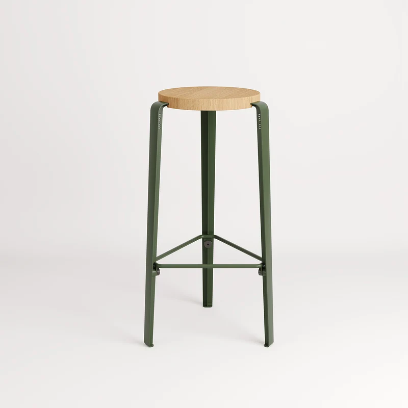 Tabouret de bar - bois éco-certifié - 76cm