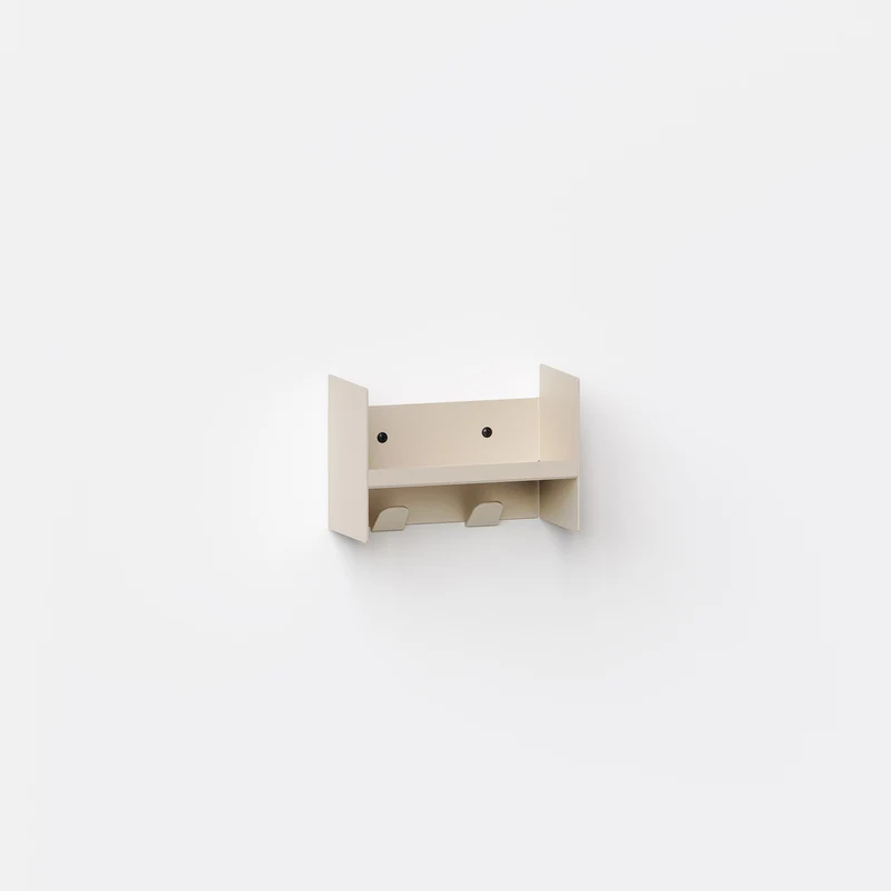 Etagère porte-manteau PLI Slim en acier - 20 à 60cm