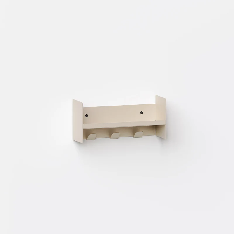 Etagère porte-manteau PLI Slim en acier - 20 à 60cm