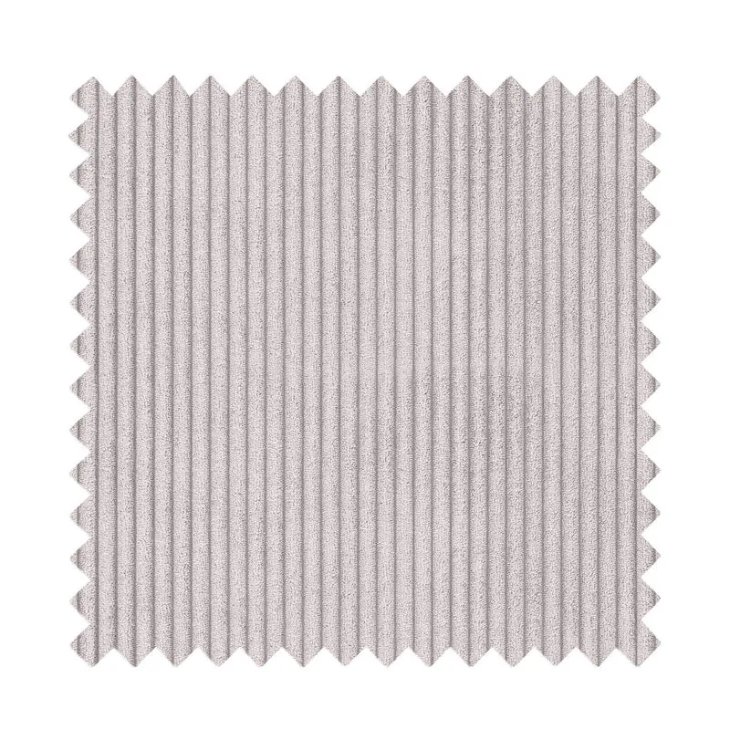 Pouf en velours beige, 95x95xH42 cm - MADERA
