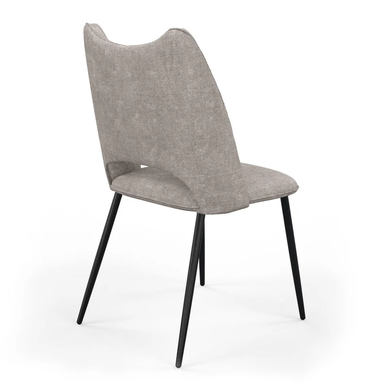Chaise orthopédique en tissu, 51,5x60xH95,5cm - MADDY