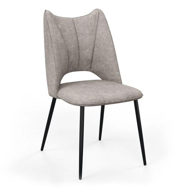 Chaise orthopédique en tissu, 51,5x60xH95,5cm - MADDY