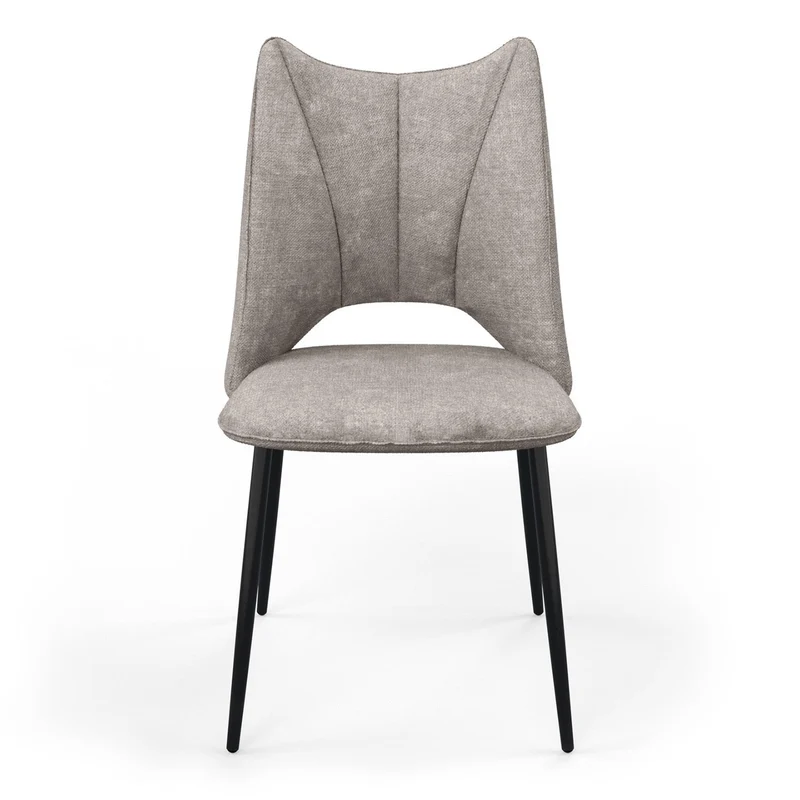 Chaise orthopédique en tissu, 51,5x60xH95,5cm - MADDY