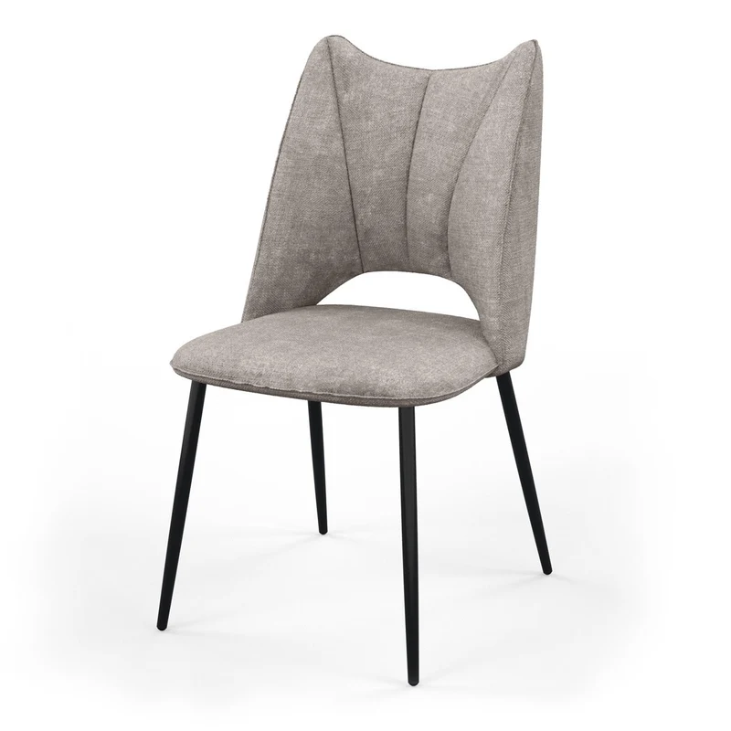 Chaise orthopédique en tissu, 51,5x60xH95,5cm - MADDY