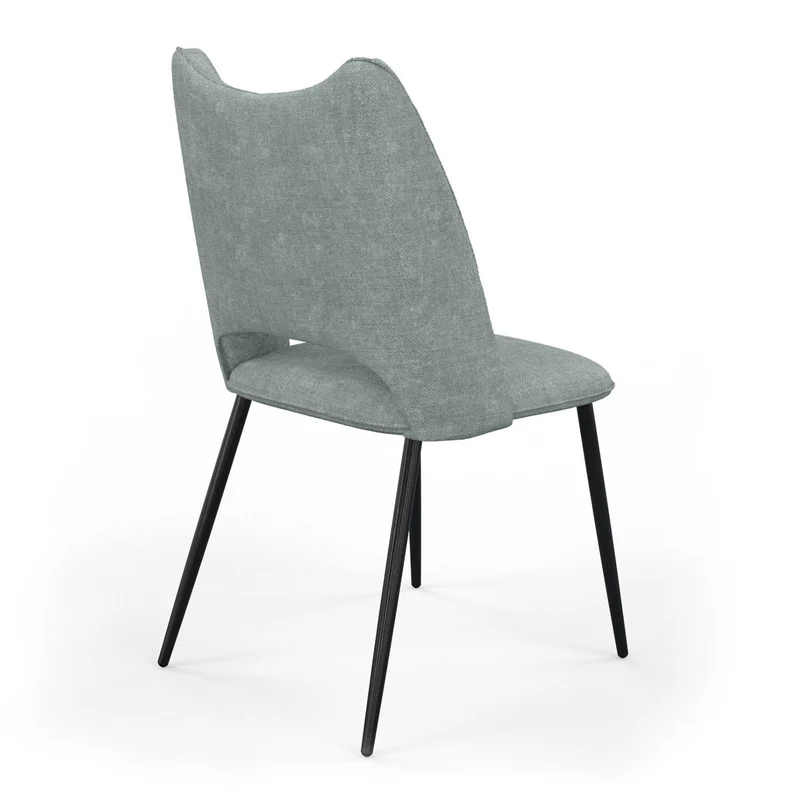 Chaise orthopédique en tissu, 51,5x60xH95,5cm - MADDY
