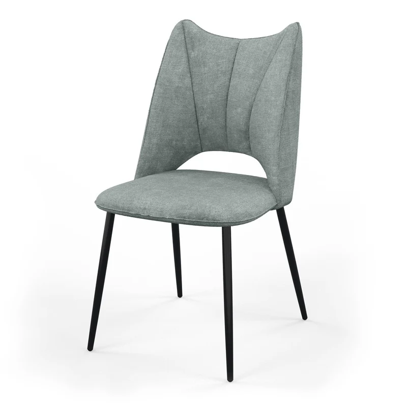 Chaise orthopédique en tissu, 51,5x60xH95,5cm - MADDY