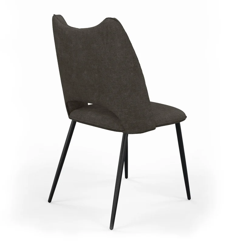 Chaise orthopédique en tissu, 51,5x60xH95,5cm - MADDY