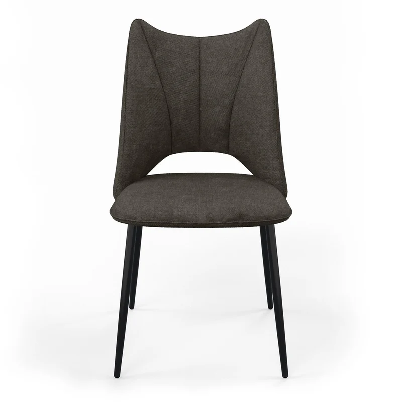 Chaise orthopédique en tissu, 51,5x60xH95,5cm - MADDY