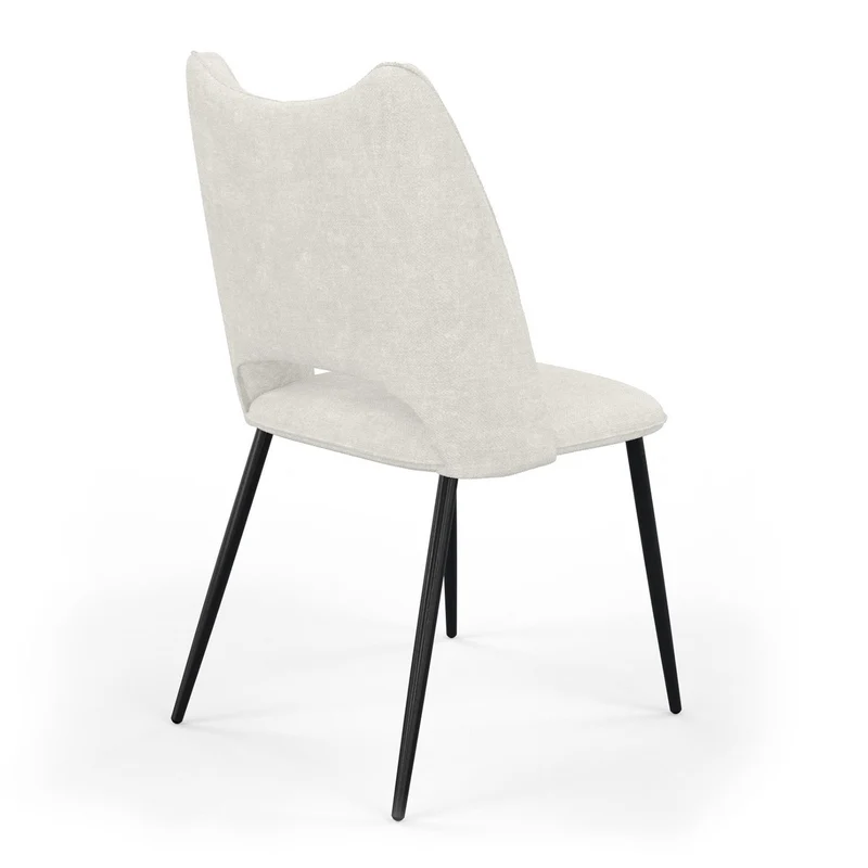 Chaise orthopédique en tissu, 51,5x60xH95,5cm - MADDY
